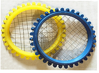 Салаторезка пластмассовая круглая сеточкой