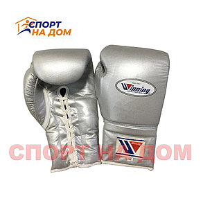 Бокс перчатки Winning (серые) 16 OZ, фото 2