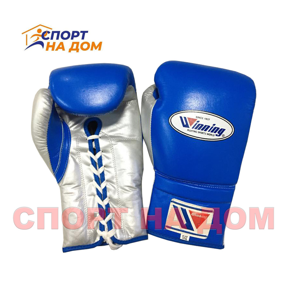 Бокс перчатки Winning (синие) 12 OZ