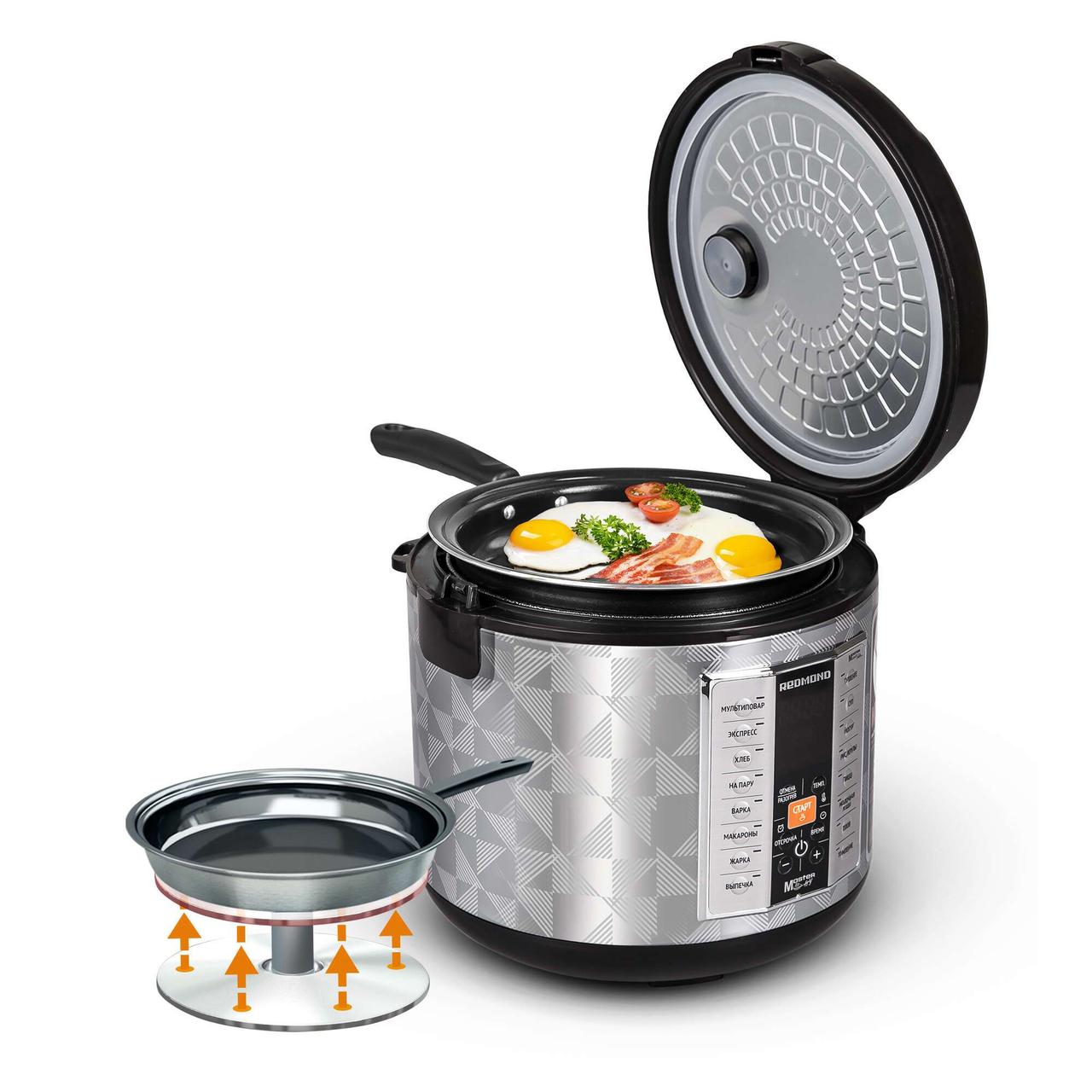 Мультикухня Redmond RMK-M271 серебристый