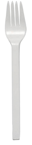 Одноразовые ложки ZIVA белые (набор100шт) - фото 1 - id-p92367475