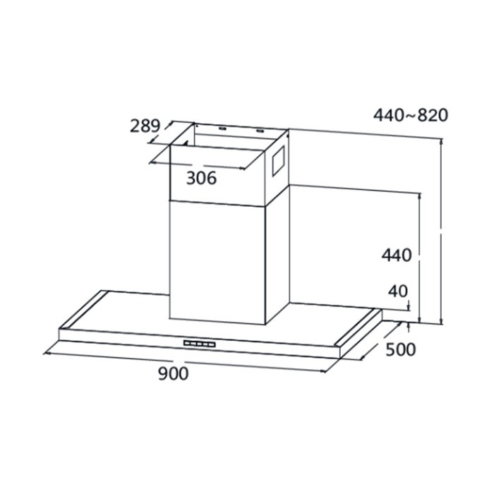 Вытяжка Midea MH 90C 419 X - фото 2 - id-p92535907