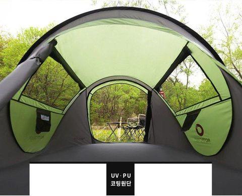 Палатка-автомат быстросборная ROTI CAMP One touch pop-up (Зеленая / 3-местная) - фото 2 - id-p92535911