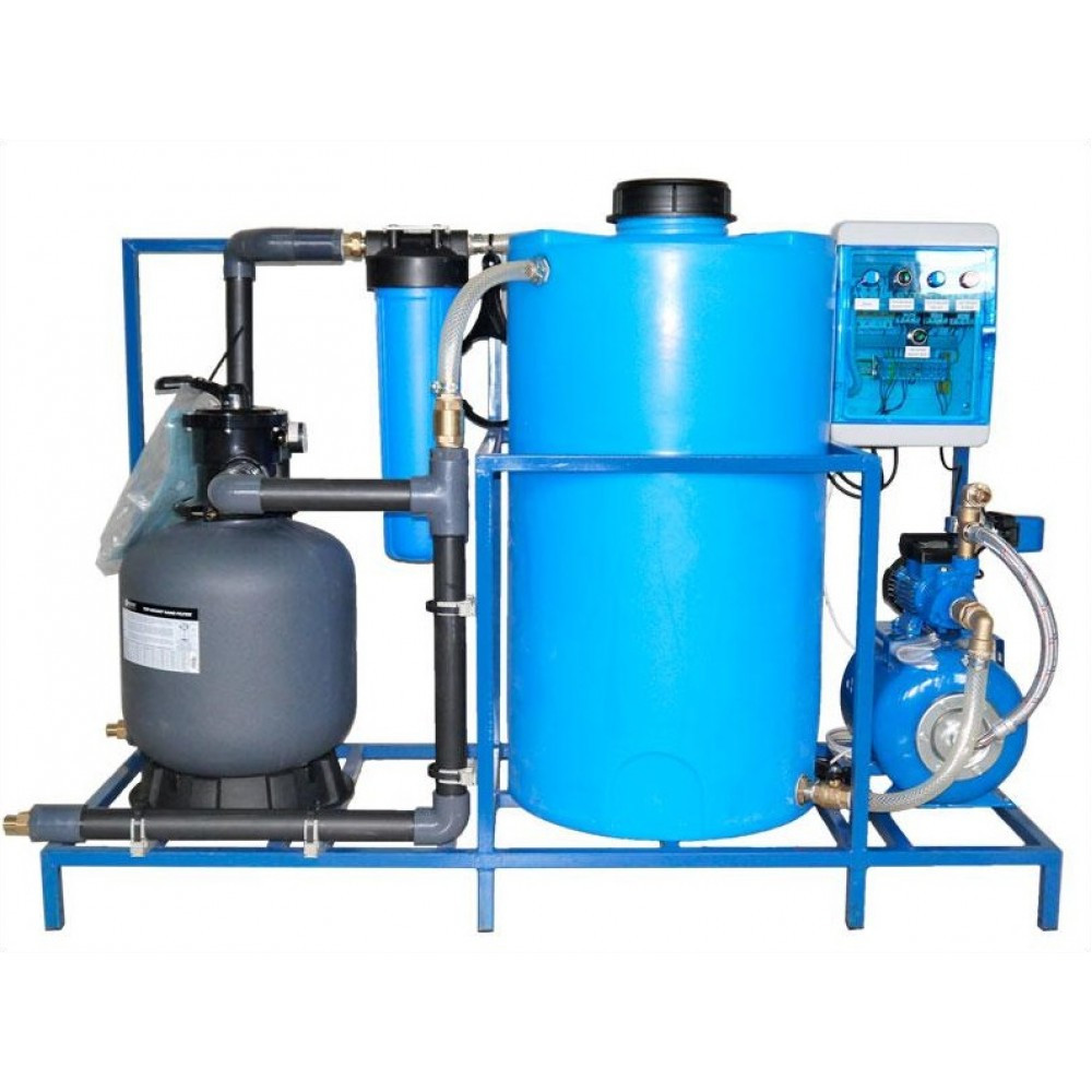 Система очистки воды АРОС-10 ДК (с дозатором хим. реагента и картриджным фильтром) - фото 1 - id-p86857163