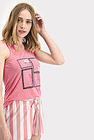 Пижама женская M / 44-46, Розовый