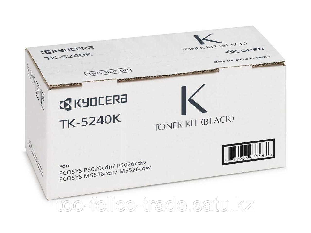 Картридж KYOCERA Тонер-картридж TK-5240K 4 000 стр. Black для P5026cdn/cdw, M5526cdn/cdw