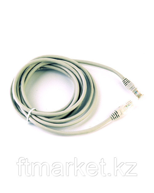 3М FQ100071585 Коммутационный кабель кат. 5e, неэкранированный, RJ45-RJ45, UTP, серый, LSZH, 3 м