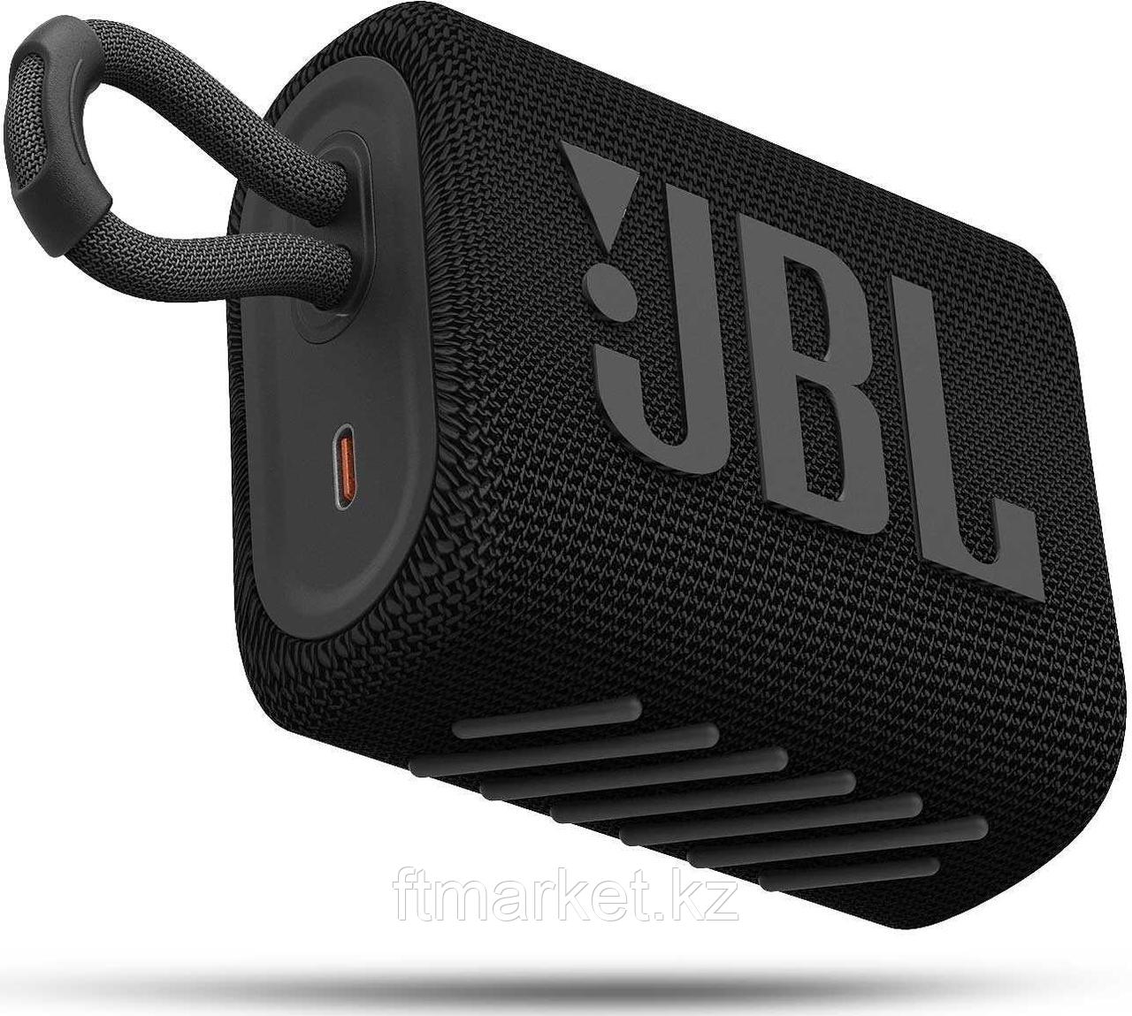 Колонка порт. JBL GO 3 черный 3W 1.0 BT (JBLGO3BLK)