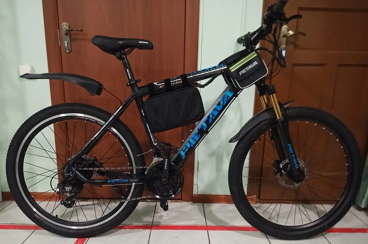 36v 250w (max 350w), аккум. Li-ion 36v 15A/H. Электровел. Рама 19".Колеса 26 дюймов. Гидравлика.