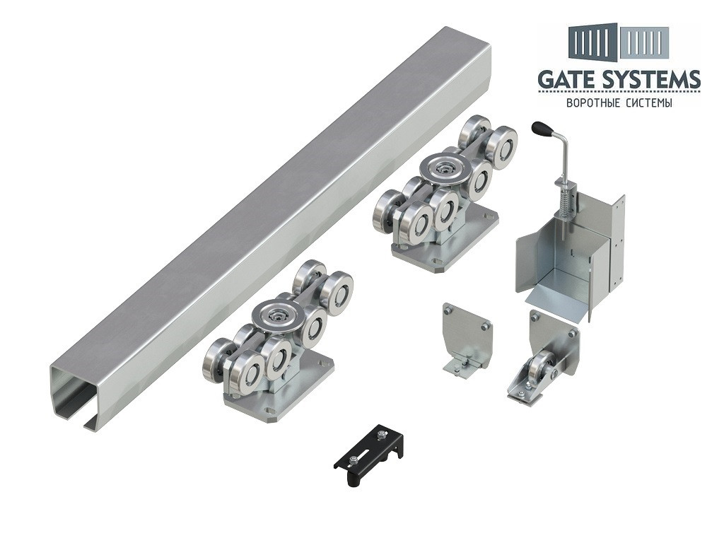 Фурнитура для откатных ворот до 1200кг.