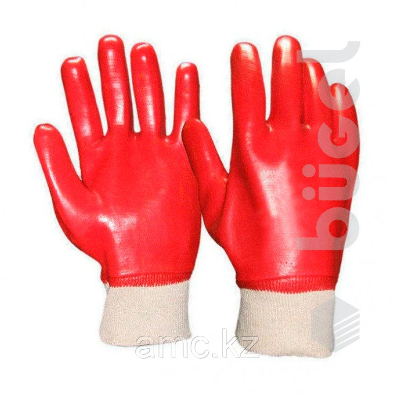 Перчатки №45 маслобензостойкие красные - фото 1 - id-p91576272