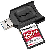 Карта памяти SDHC Kingston MLPR2/256GB 256GB Class 10 USB adapter