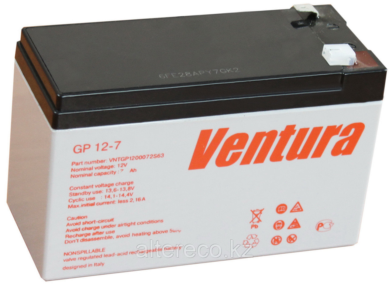 Аккумулятор Ventura GP 12-7,5 (12В, 7,2Ач) - фото 1 - id-p92546882
