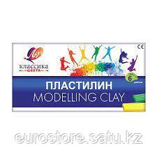 Пластилин Луч Modelling Clay 6 цветов