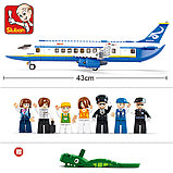 Конструктор Sluban Авиация: Аэробус , 493 деталей аналог лего Lego City Аэропорт, фото 3