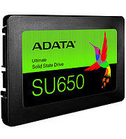 SSD SATA 256 GB ADATA Ultimate SU650, ASU650SS-256GT-R черный накопитель