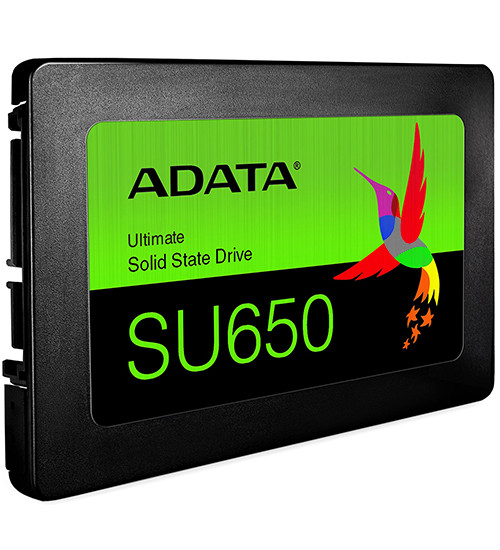 SSD SATA 256 GB ADATA Ultimate SU650, ASU650SS-256GT-R черный накопитель - фото 1 - id-p92554331