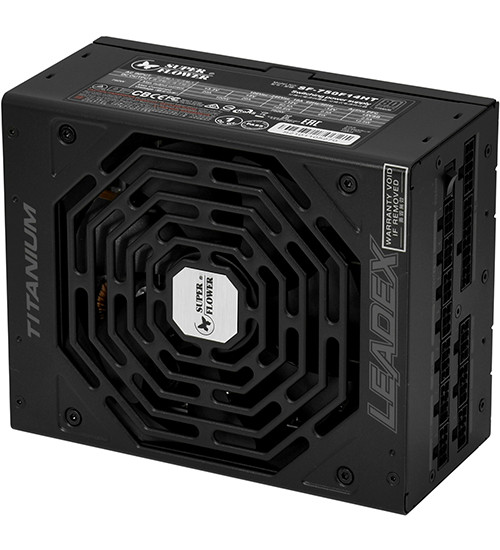 Power supply ATX SUPER FLOWER LEADEX Titanium, SF-750F14HT, 750W, APFC, 80+ Titanium - фото 1 - id-p92555193