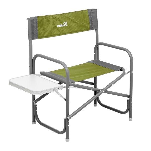 Кресло складное ТОНАР HELIOS MAXI с откидным столиком Мод. Т-HS-DC-95200T-M-GG (серый/зеленый) R 85574 - фото 1 - id-p92555738
