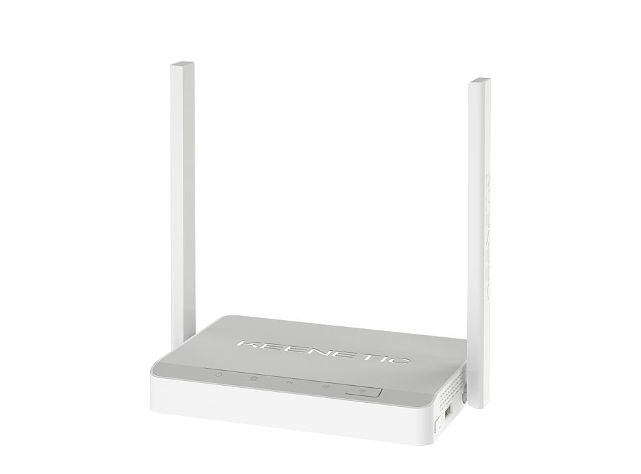 Роутер Keenetic DSL, [KN-2010], WiFi 4(300M), 4x10/100M, USB