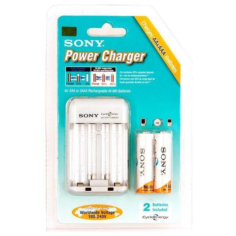 Зарядное устройство AA/AAA + Ni-Mh аккумуляторы Sony CycleEnergy BCG-809HNB - фото 1 - id-p92556546