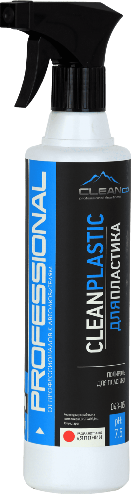Cleanco cleanplastic полироль глянцевая 0,5 л
