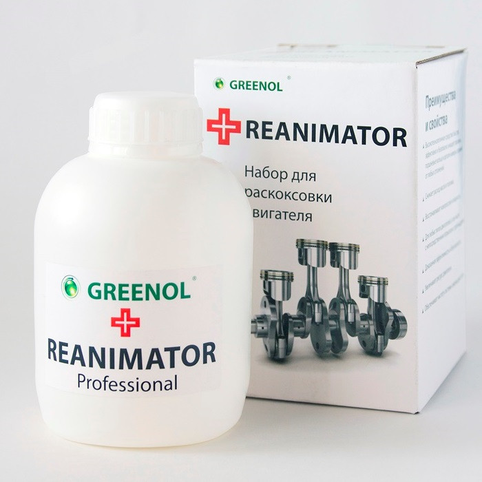 Greenol reanimator раскоксовка 450 мл. - фото 1 - id-p92557269