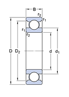 6324 подшипник SKF