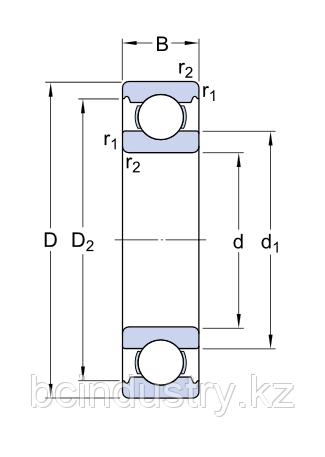 6317 M/C3  подшипник SKF