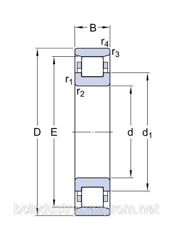 N 319 ECP подшипник SKF