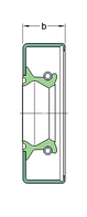 45x62x8 CRWA1V  манжетное уплотнение SKF