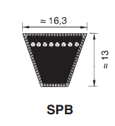 SPB4120  ремень Optibelt SK