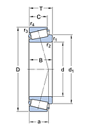 HM 89446/2/410/2/QCL7C  подшипник SKF