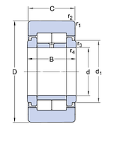 NUTR 50110 X   подшипник  SKF