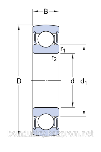1726210-2RS1 подшипник SKF