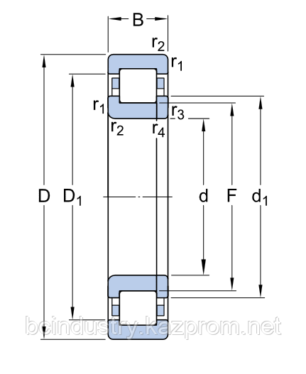 NUP 205 ECP подшипник SKF