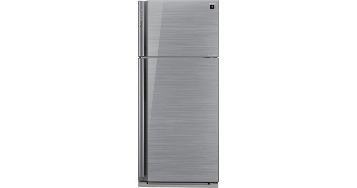 Холодильник Sharp SJXP59PGSL с верхним расположением морозильной камеры, silver/glass - фото 1 - id-p92574273