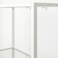 Стеллаж, БАГГЕБО, металлический/белый 60x25x116 см ИКЕА, IKEA, фото 3