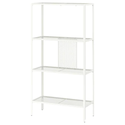Стеллаж, БАГГЕБО, металлический/белый 60x25x116 см ИКЕА, IKEA, фото 1