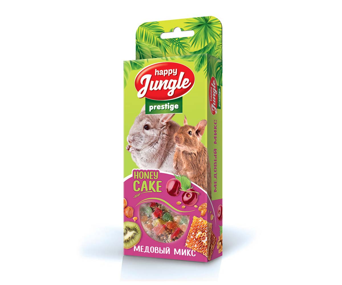 Happy Jungle Корзинки медовый микс для грызунов