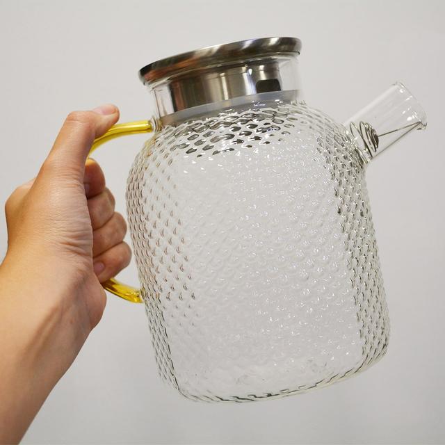 Заварочный стеклянный чайник на 1.7 литра