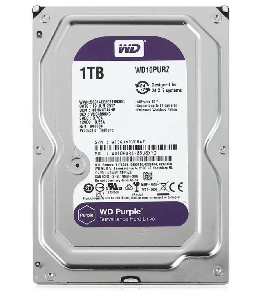 Жёсткий диск 1Tb Western Digital WD10PURZ - фото 1 - id-p92590015