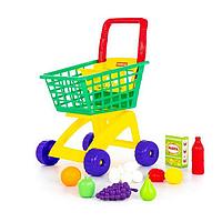 Тележка для маркета + набор продуктов №8 (12 элементов).