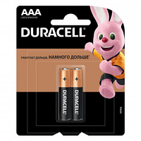 Батарейки Duracell мизинчиковые AAA LR03/MN2400, 1.5 V, 2 шт./уп