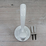 Крючок мебельный 306 белый, фото 3