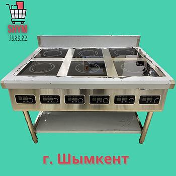 Шестиконфорочная Идукционная плита Улучшенная