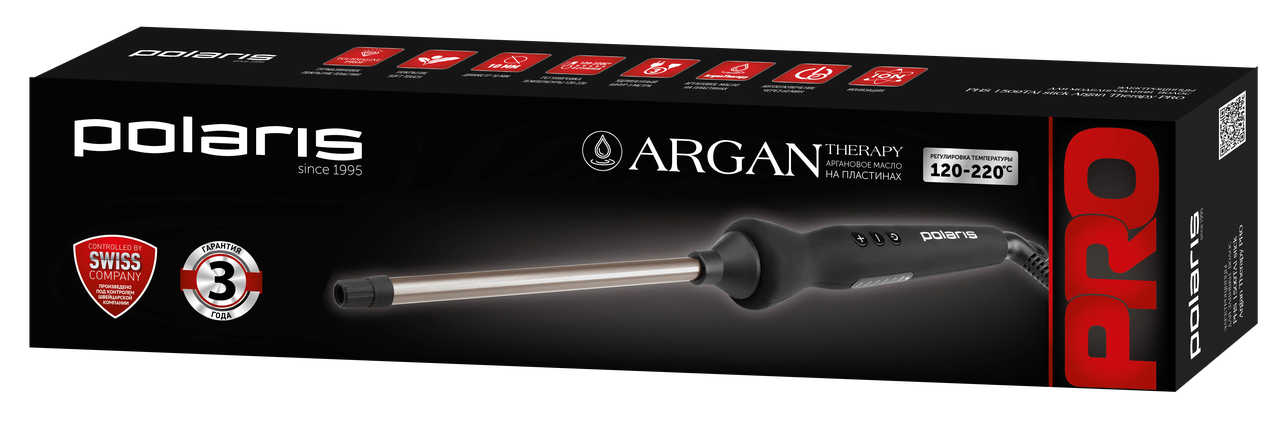 Щипцы для моделирования Polaris PHS 1509TAi stick Argan Therapy PRO - фото 4 - id-p92605243