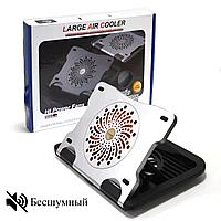 Охлаждающая подставка кулер для ноутбука с 10 положениями и поворотом на 360° Maxpro JM 20108/09