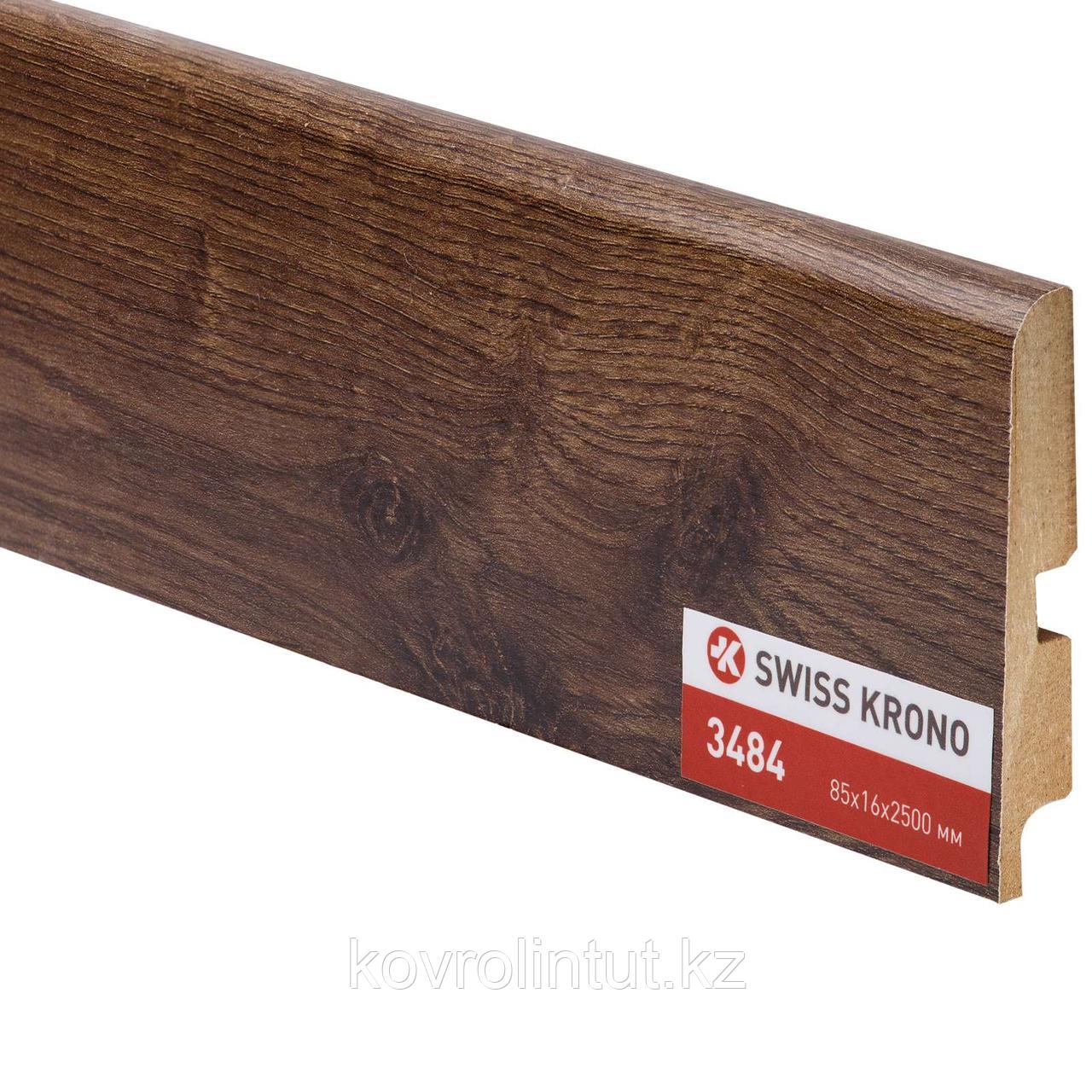 Плинтус Kronopol P85 3484 Cayenne Walnut 2500х85х16мм