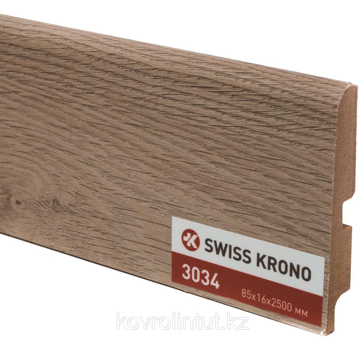 Плинтус Kronopol P85 3034 Ferrara Oak 2500х85х16мм